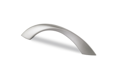 Greep Coria, boorafstand 128, L 151 mm, B 16 mm, H 34 mm, Mat verchroomd