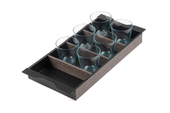 Filo glazenhouder box zwart