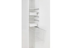 Basic panier extensible 600x185mm gris 