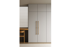 Poignée HINOKI BIG BA416-832 L916 aluminium brossé noir