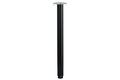 Poot como uittrekbaar d.50mm h.710+190mm zwart mat
