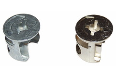 Ferrure d'assemblage excenter 15.16 Z sans bord nickelé