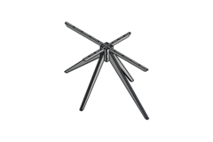 Pietement spider l 72x90x140 noir mat 