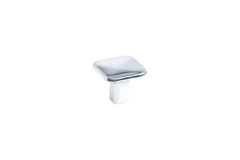 Bouton scoop ø32x26 zamac chrome 