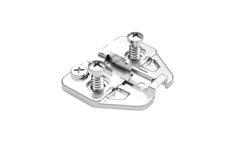 Plaque de mont.regl. 0mm + vis euro 