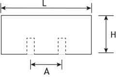 Bouton drimo 32mm alu or brossé symm 