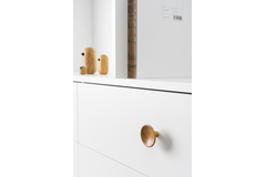 Knop DISC Ø38 hout eik