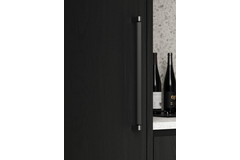 Poignée BROOKLYN BA320 L330 aluminium brossé noir