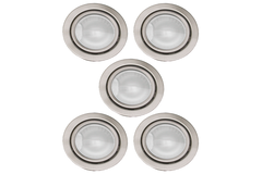 Set spots 5x20W 12V avec transfo