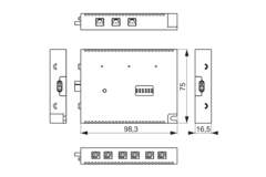 Mec Driver schakelmodule 24V - 3 groepen