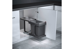 Poubelle hailo solo anthracite 20l 