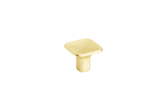 Bouton scoop zamak or brossé l32mm 