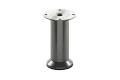 Pied de meuble linz inox look h.85mm / d.35mm  