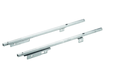Coulisses pour tiroirs Quadro 12, Dispositif de maintien en position fermée,  EB 292 mm / 392 mm, 510 mm, à gauche et à droite
