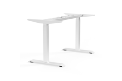 Piètem bureau E-More 2M2S TQD h.700-1180mm blanc 