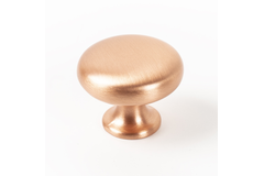 Bouton DUKE Ø31.4 zamac brossé cuivre