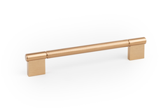 Greep POINT BA192 L228 aluminium geborsteld messing cava
