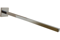 Handdoekdrager vierkant chroom -1 arm 10x375 mm