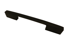 Greep techno zamak zwart mat ba 128mm l168mm