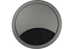 Passe cable Exit R zamak anthracite laqué d:80mm 
