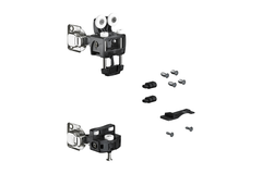 WingLine L, Loopdeelset met geleiding onderaan, met automatische sluiting, 12 kg, zwart, links