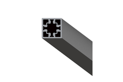 Cadro Profilé de base, 3000 mm, Aspect inox