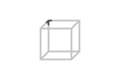 Cadro Nœud d’assemblage triple, sortie LED Aspect inox