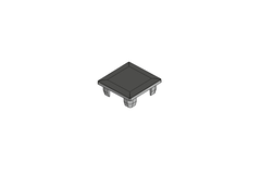 Cadro Cache pour profilé standard gris