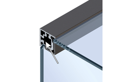 Cadro Profilé d'angle, verre Aspect inox