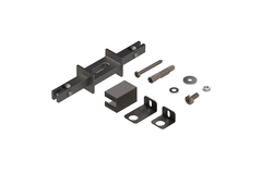 Cadro Fixation murale / Fixation au sol avec agrafe Aspect inox