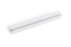 Poignée CUBIC L160 zamac mat blanc