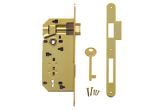 Slot AGB koper 90mm + tegenplaat Small recht