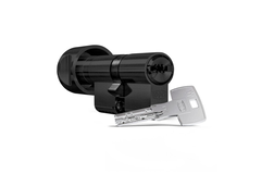 Dom ix twido modular cylindre a bouton 30/30 noir skg*** protection de forage certif