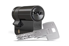 Dom ix twido modular demi cylindre 30/10 noir skg*** protection de forage certif