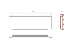 Aansluitplint wit XP50 - X2 - W-set 10 (10 sets)