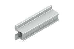 Vertikaal profiel TRBase25 Floor 2.9m alu zilver