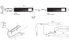 Key panel led kit 3x5W 4000K led24V wit