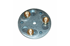 Plaque de fixation rond pied de table  