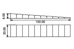 Cale de niveau souple (boite=150pc)  