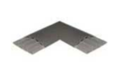 Passe cables Exit Floor angle 90°  plastique+alu
