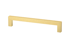 Greep stien 160mm alu geborsteld goud