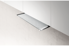 Glass out inbouw afvoer rvs + glas 60 cm