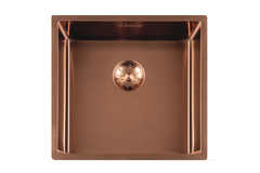 LR spoelbak 40SP-COPPER 400X400