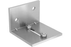 Cadette support fixation mural, panneaux 2x20 mm 