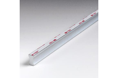 Poignée pour portes coulissantes avec fixation VHB, B8 H17 L410, aluminium mat