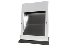 Paneir kappa jalousie inox/blanc d.125mm 