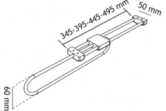Porte-manteau extensible 39.5cm  