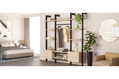 Stuctura profilé fixation plafond 2744 mm noir alu 