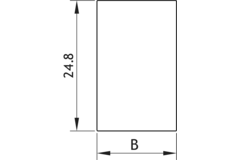 Embout MIRROR, B19.5 H25 L1, mirror