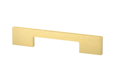 Greep drimo 160mm alu brushed gold symm